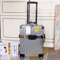 Rimowa X Fendi Luggage In Silver/Yellow