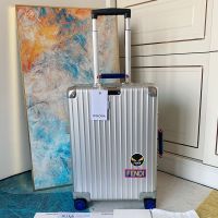 Rimowa Fendi Sticker Luggage In Silver/Blue