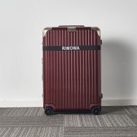 Rimowa Hybrid Luggage In Burgundy