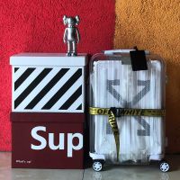 Rimowa X Off-White Transparent Luggage In Silver