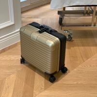 Rimowa Original Compact Pilot Case Luggage In Titanium/Black