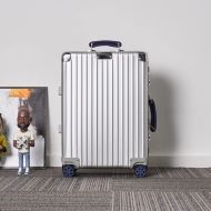 Rimowa CF Topas Luggage In Silver/Blue