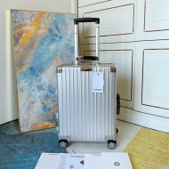 Rimowa Classic Fight Luggage In Silver